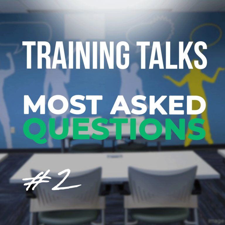 Answering the most asked training questions